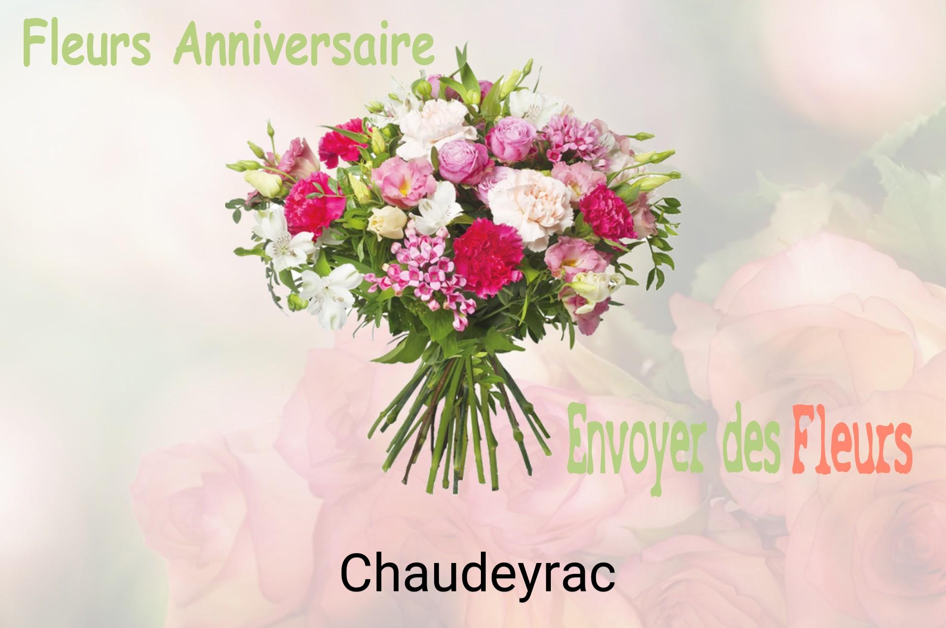 Bouquet de fleurs d’anniversaire livré à Chaudeyrac